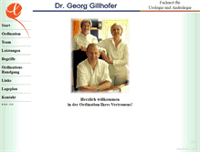 Tablet Screenshot of gillhofer.eu